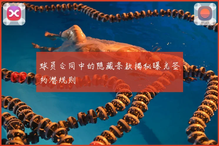 球员合同中的隐藏条款揭秘曝光签约潜规则